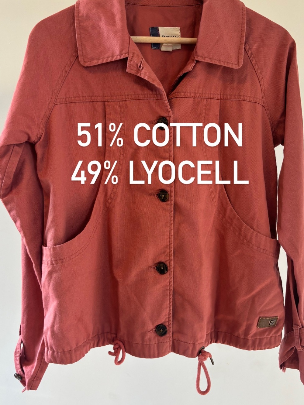 Roxy Utility Jacket in Dusty Rose | Cotton & Lyocell